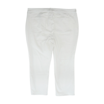 White Straight Jeans