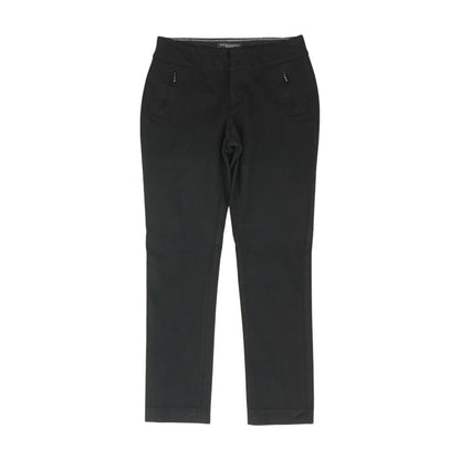 Black Solid Chino Pants