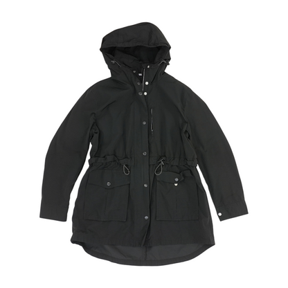 Black Solid Rain Jacket