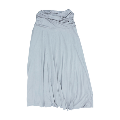 Gray Maternity Maxi Skirt