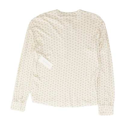 Ivory Floral Henley T-Shirt