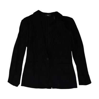 Black Floral Blazer