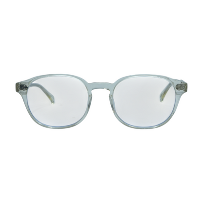 Clear Brut Oval Prescription Eyewear