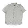 Beige Check Short Sleeve Button Down