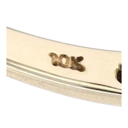 1/4 ctw 10K Yellow Gold Diamond Band Ring