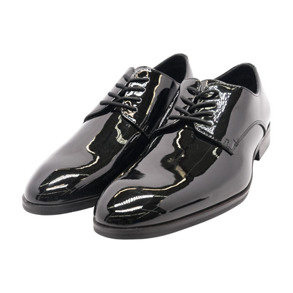 Black Lace-Up Dress Shoes