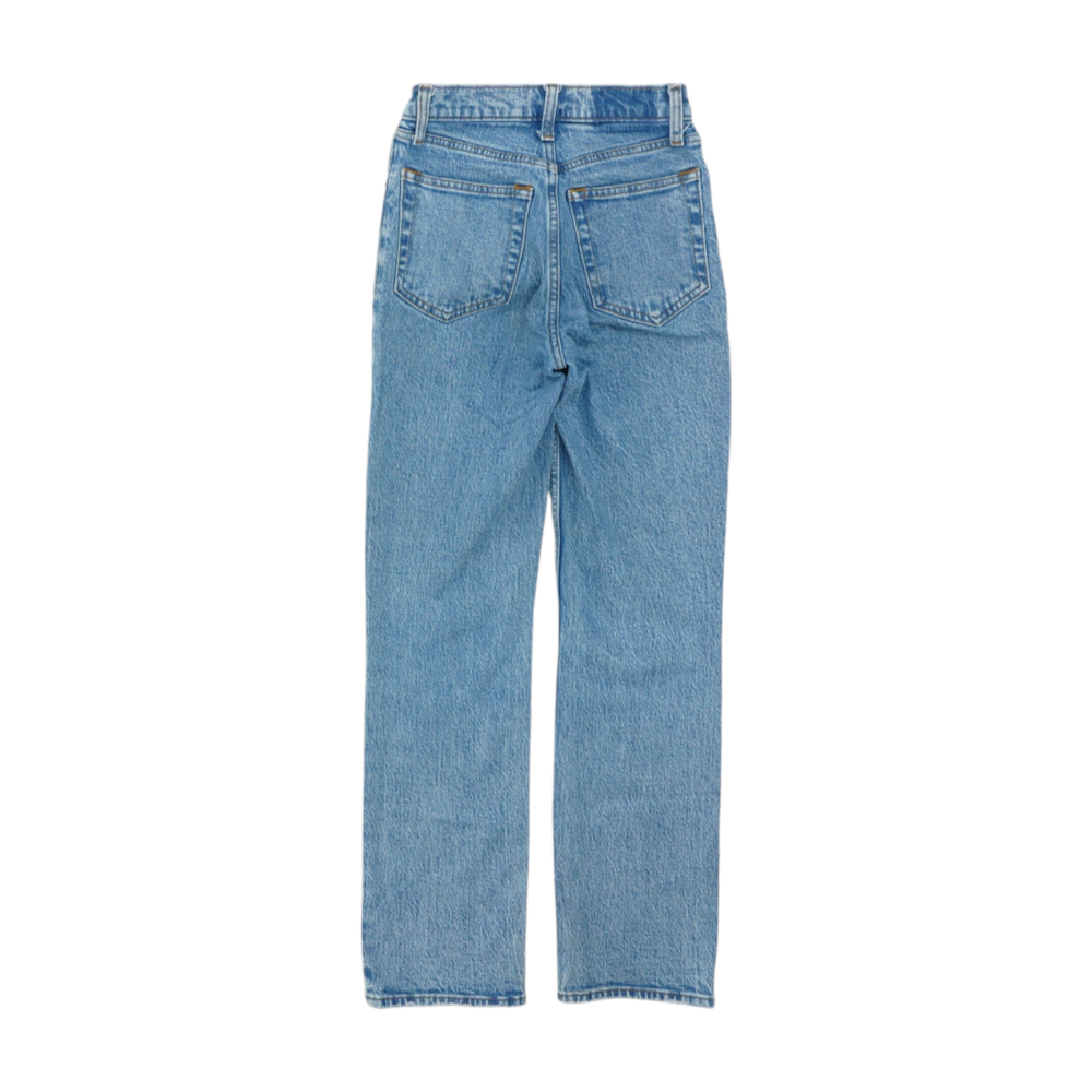 Blue Short Straight Jeans