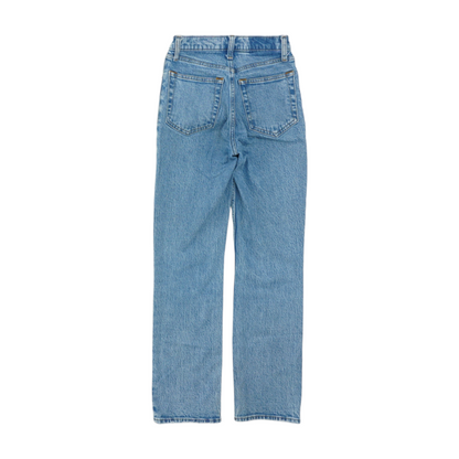 Blue Short Straight Jeans