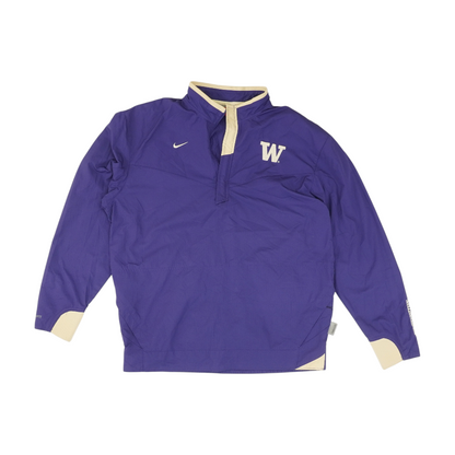 Purple Washington Huskies Solid 1/4 Zip Pullover