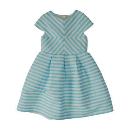 Blue Striped Dress
