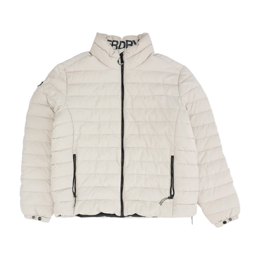 Beige Solid Jacket