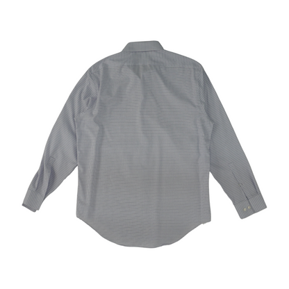 White Check Long Sleeve Button Down