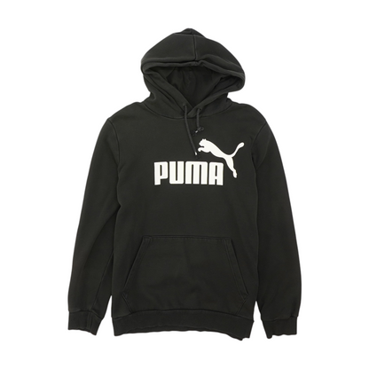 Black Solid Hoodie Pullover