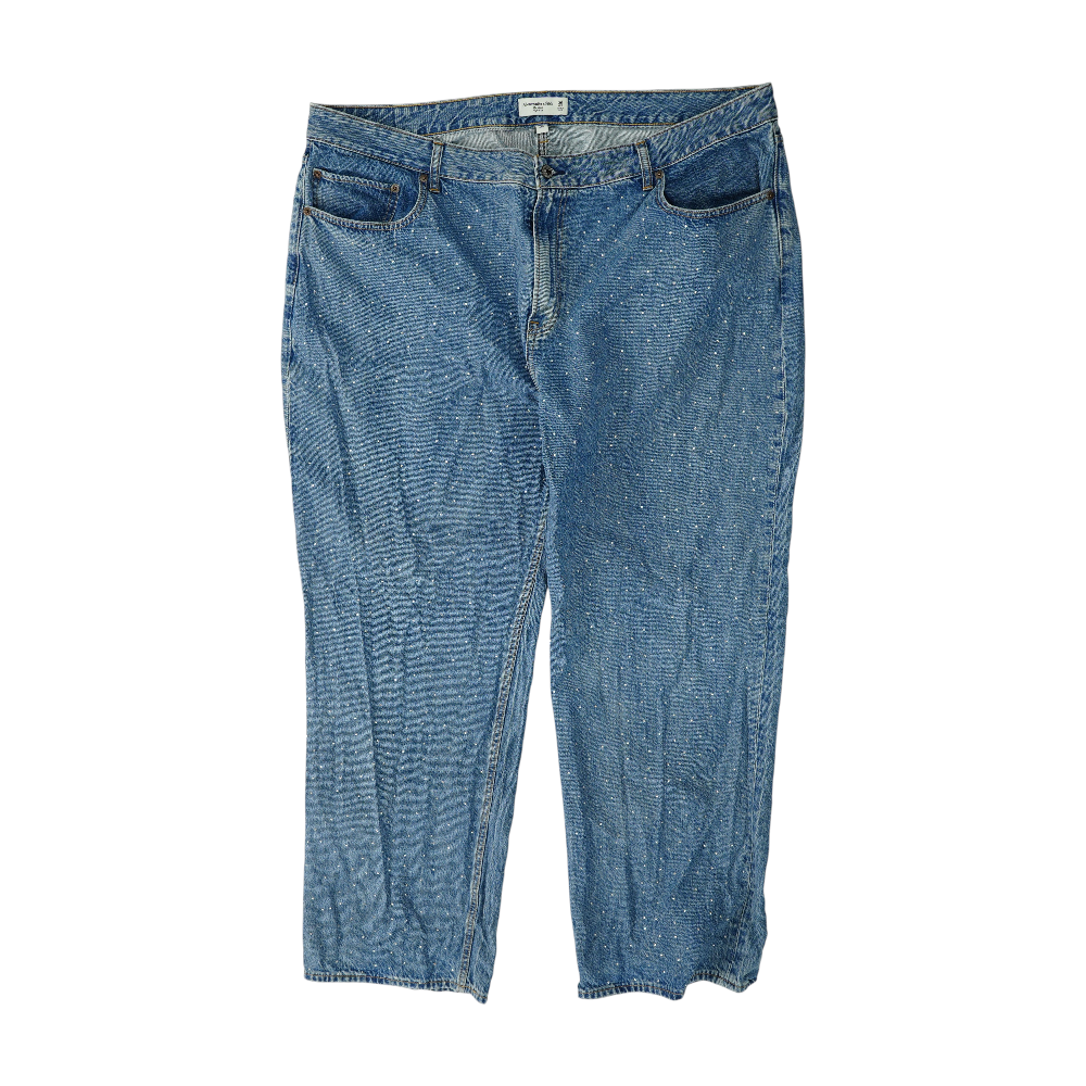 Blue Long Loose Jeans