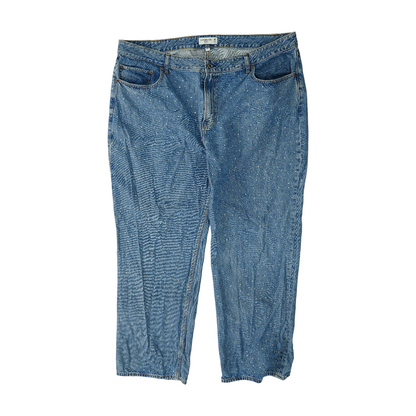 Blue Long Loose Jeans