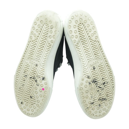 Navy Leather Lace Up Casual Shoes