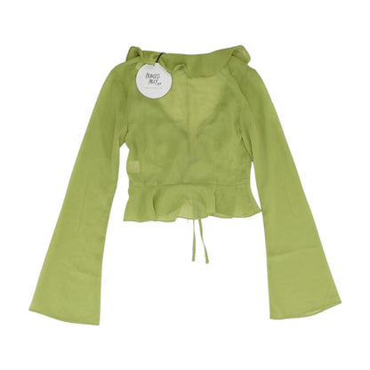 Green Cropped Blouse