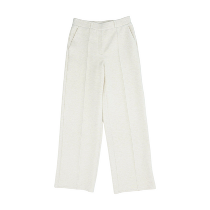 Beige Wide Leg Pants