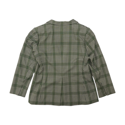 Green Check Blazer