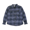Navy Plaid Flannel Button Down