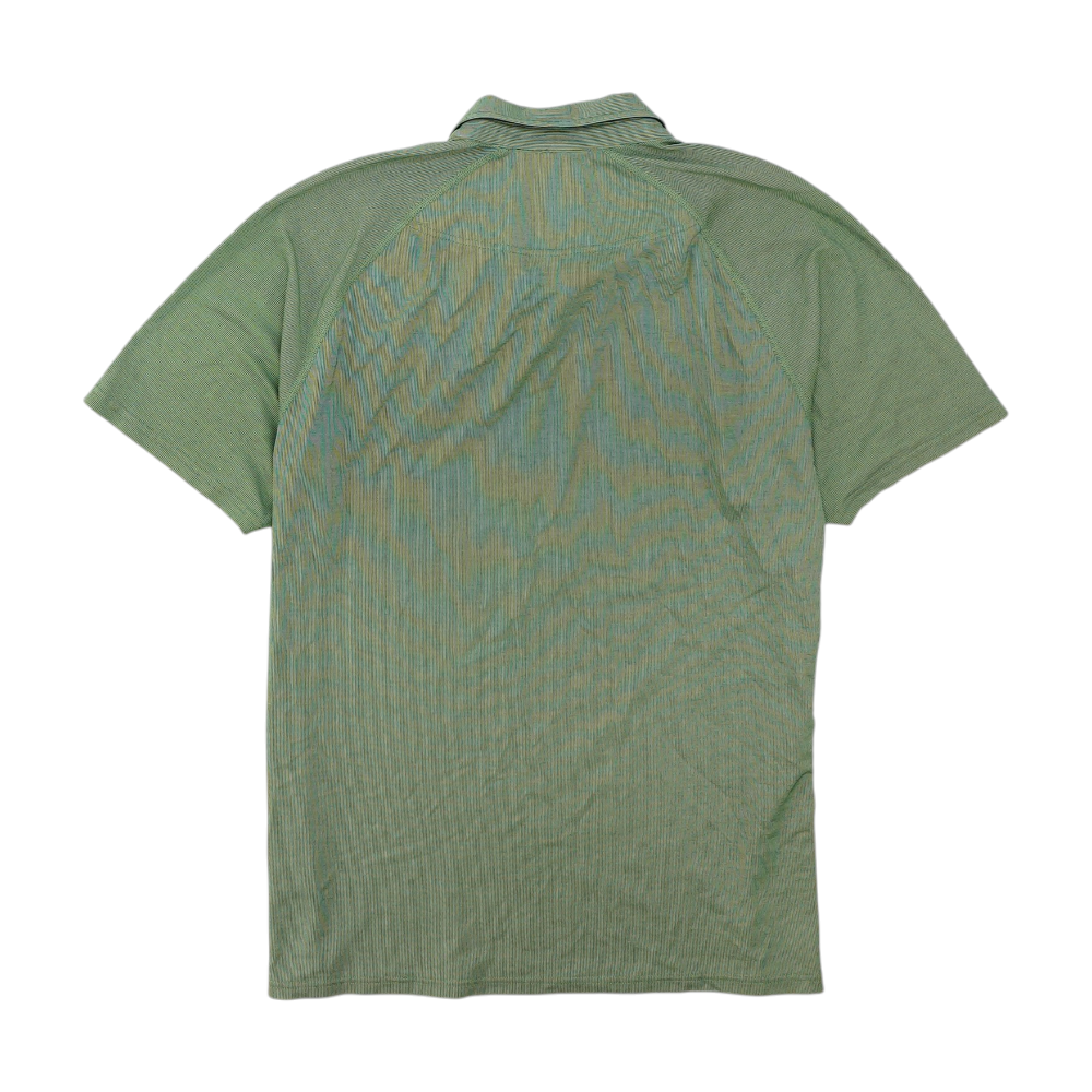 Green Solid Short Sleeve Polo
