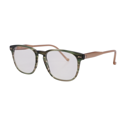 Green HEB304 Square Prescription Eyewear