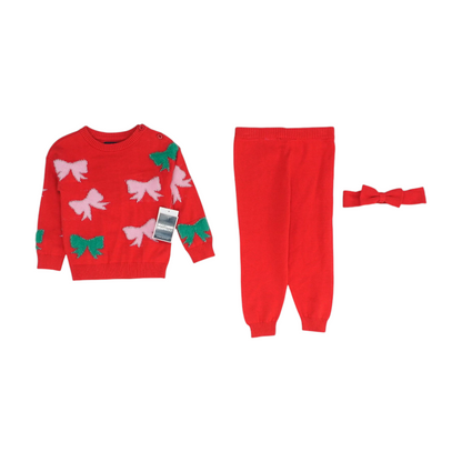 Red Long Sleeve Set
