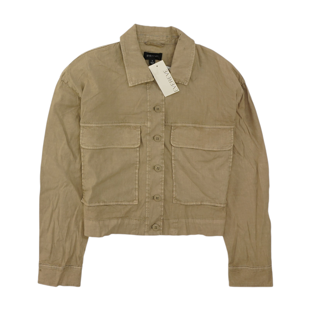 Beige Button Down