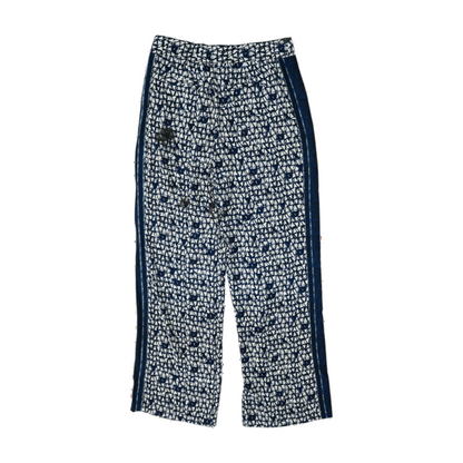 Navy Print Pants