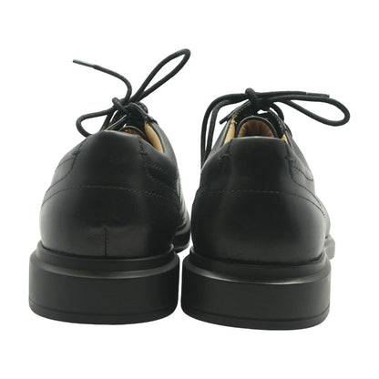 Black Leather Derby/oxford Dress Shoes