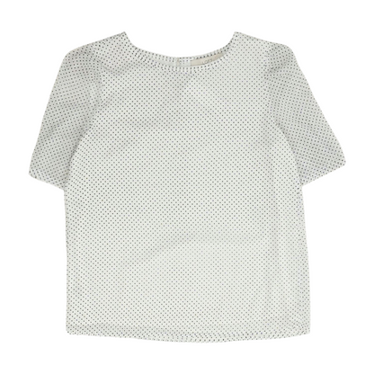 White Polka Dot Blouse