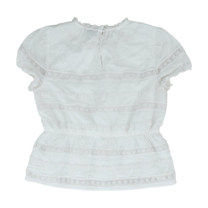 White Striped Blouse