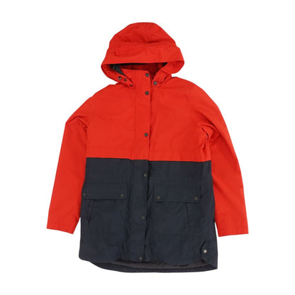 Navy Color Block Puffer Jacket