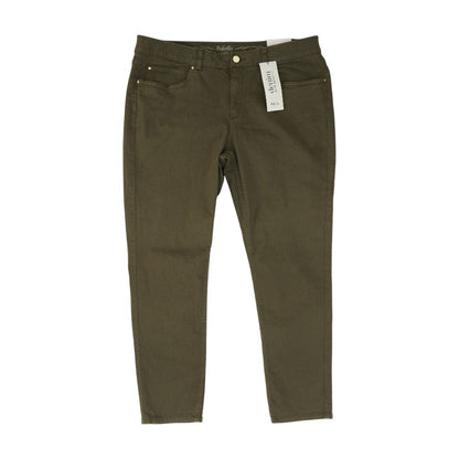 Green Plus Mid Rise Skinny Leg Jeans
