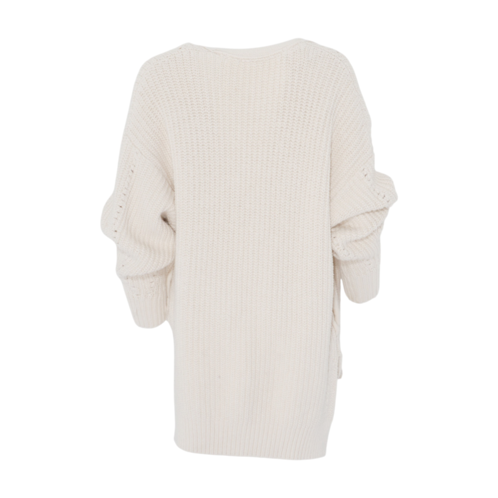 Beige Cardigan Sweater