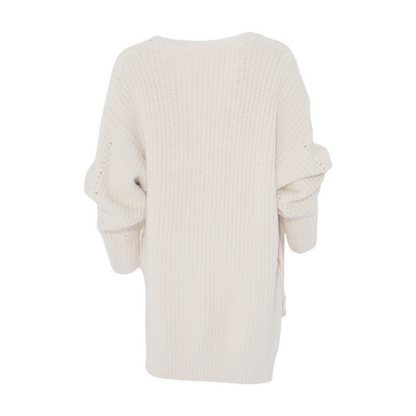 Beige Cardigan Sweater