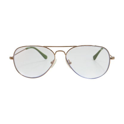 Gold The Maruhay Aviator Reading Glasses