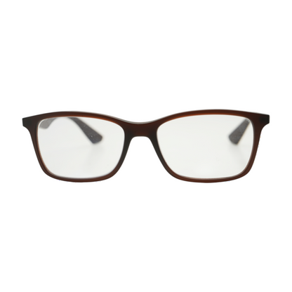 Brown RB 7047 Square Prescription Eyewear