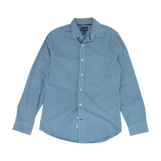 Blue Check Long Sleeve Button Down