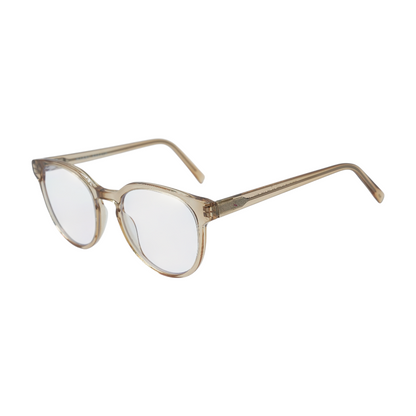 Yellow Wright M Round Prescription Eyewear