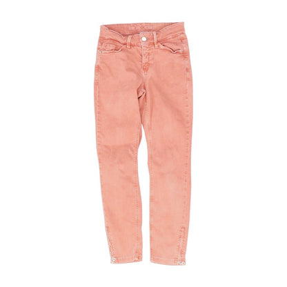 Pink Solid Jeans