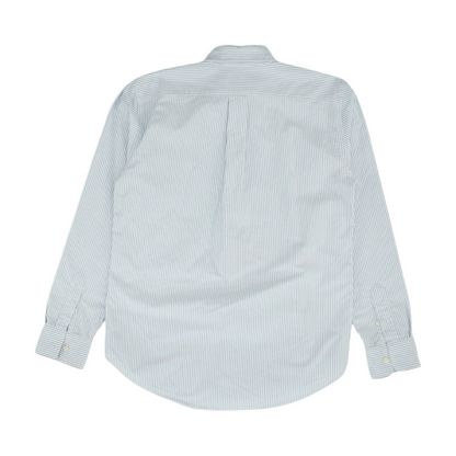 Blue Striped Long Sleeve Button Down