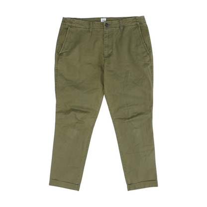 Green Slim Pants