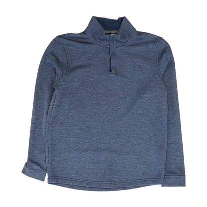 Navy Solid 1/4 Zip Pullover