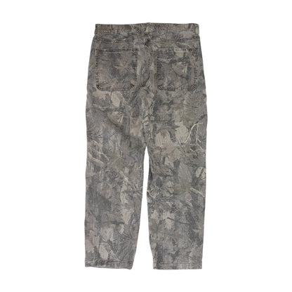 Gray Camo Loose Jeans