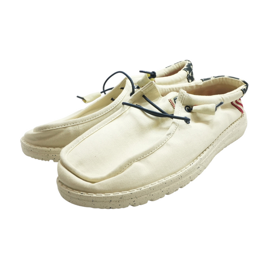 Ivory Lace-Up Casual Shoes