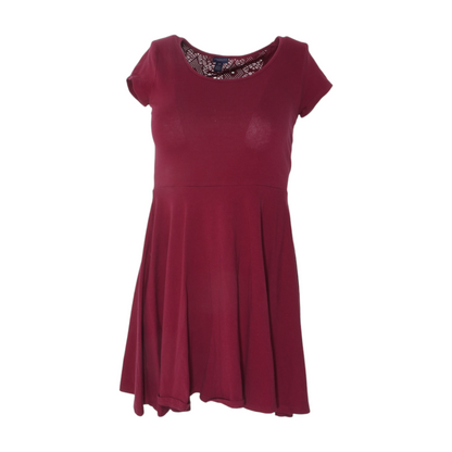 Maroon Mini Dress