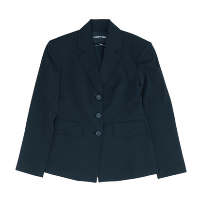 Black Solid Blazer