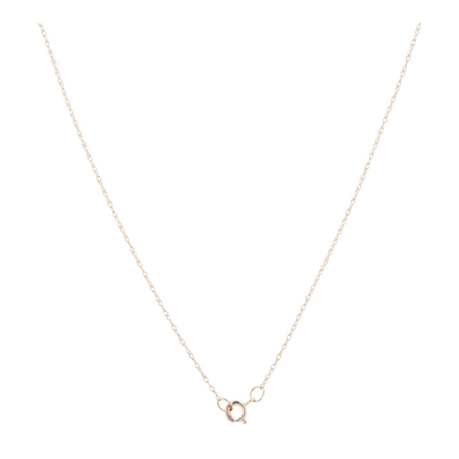 10K Yellow Gold Diamond Pendant Necklace