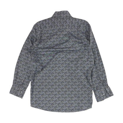 Blue Misc Long Sleeve Button Down